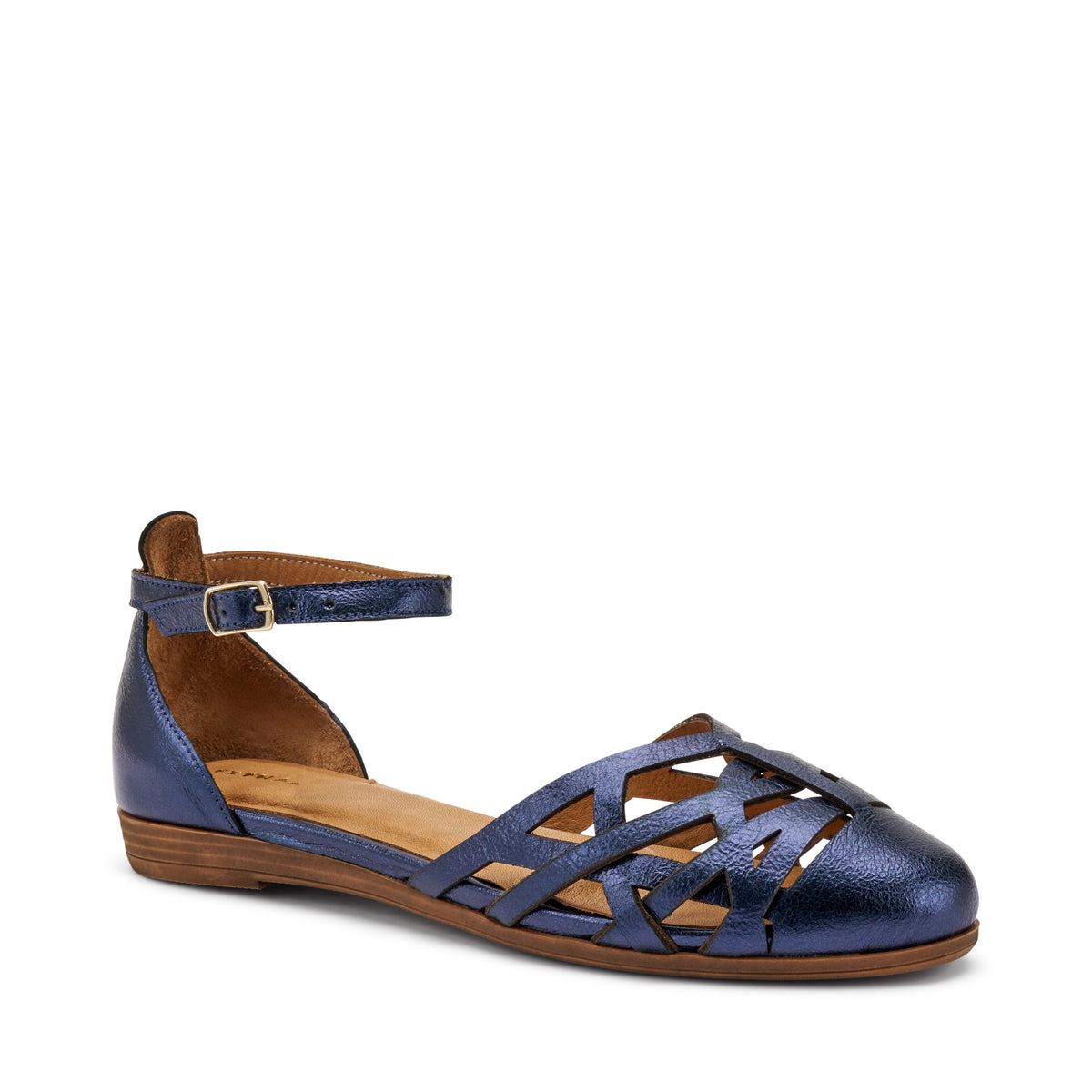 Ballerina Aperta Con Cinturino Lam Blu