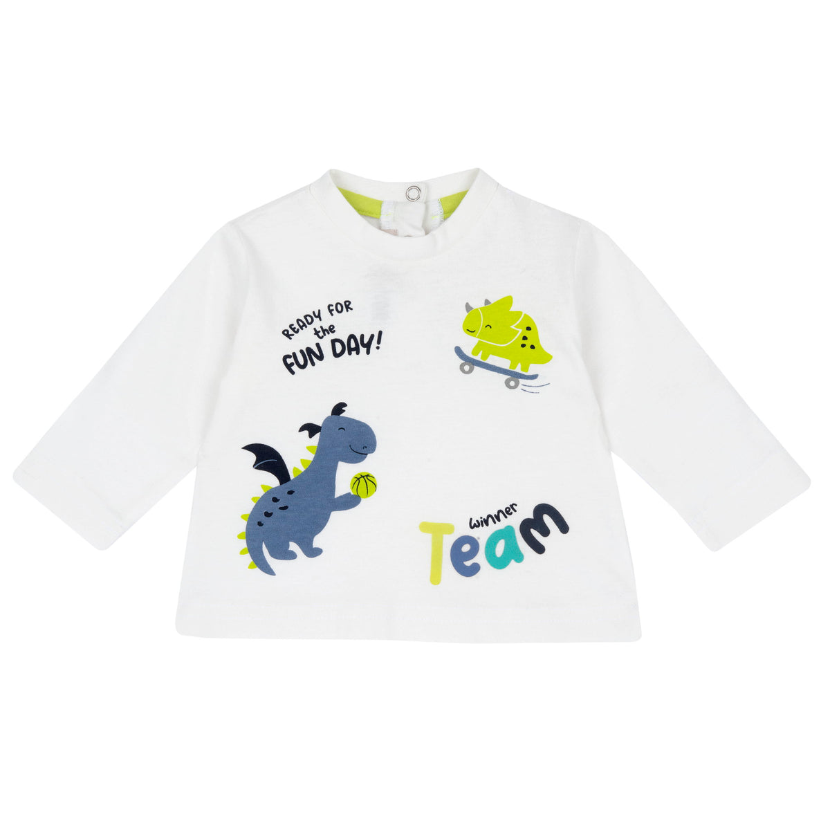 T.Shirt Manica Lunga Bianco