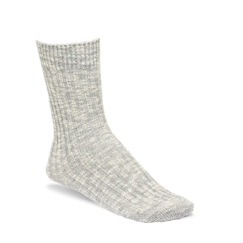 Cotton Slub Gray White