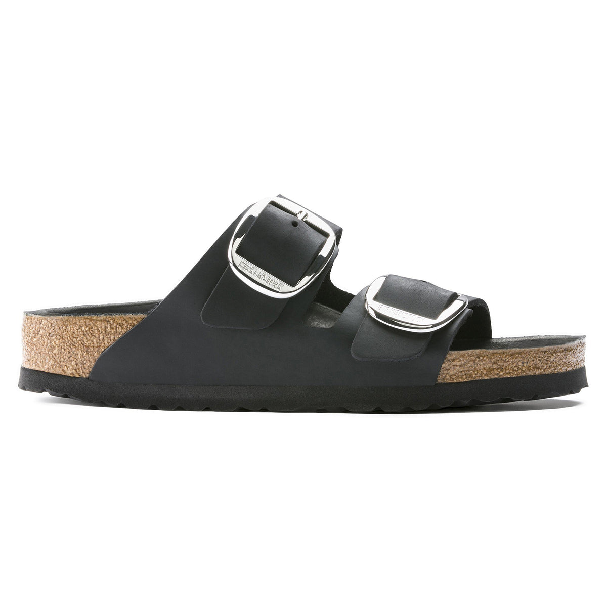 Arizona Big Buckle Black Oiled Leather