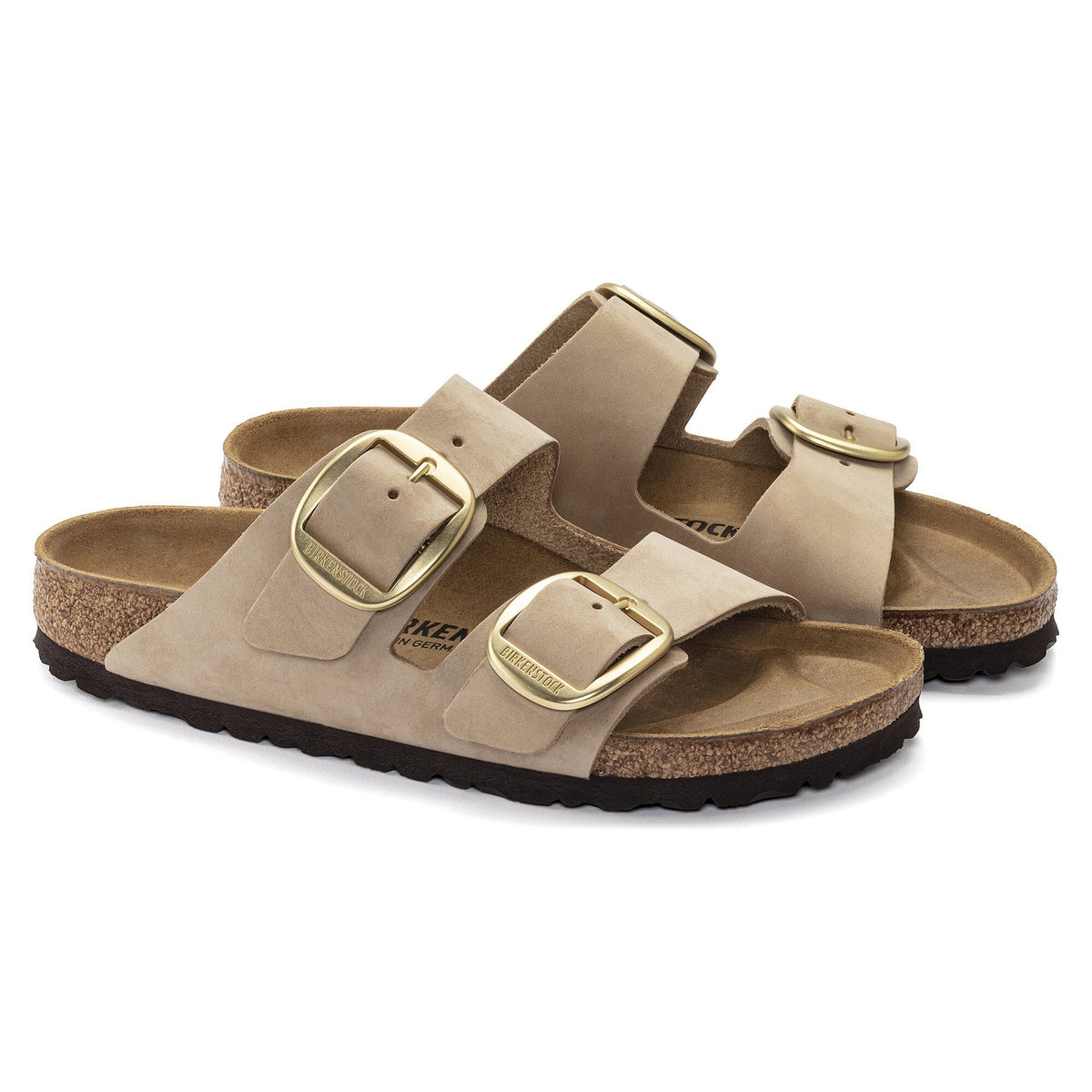 Arizona Big Buckle Sandcastle Nubuck Leather