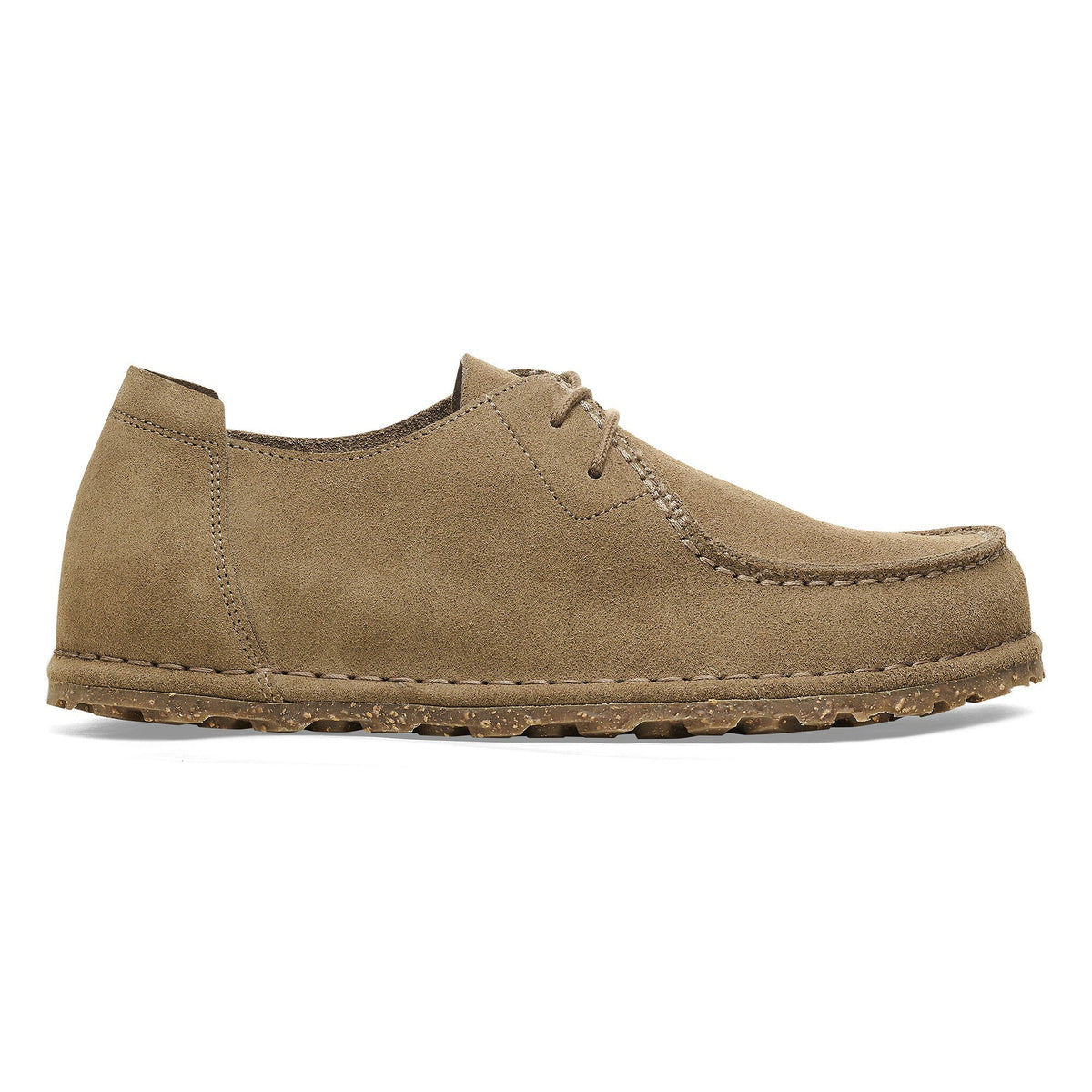 Utti Lace Gray Taupe Suede Leather