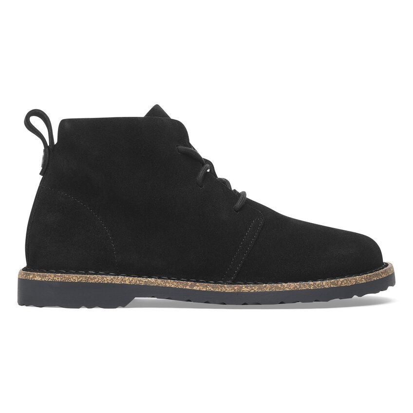 Uppsala Mid Women black Suede Leather