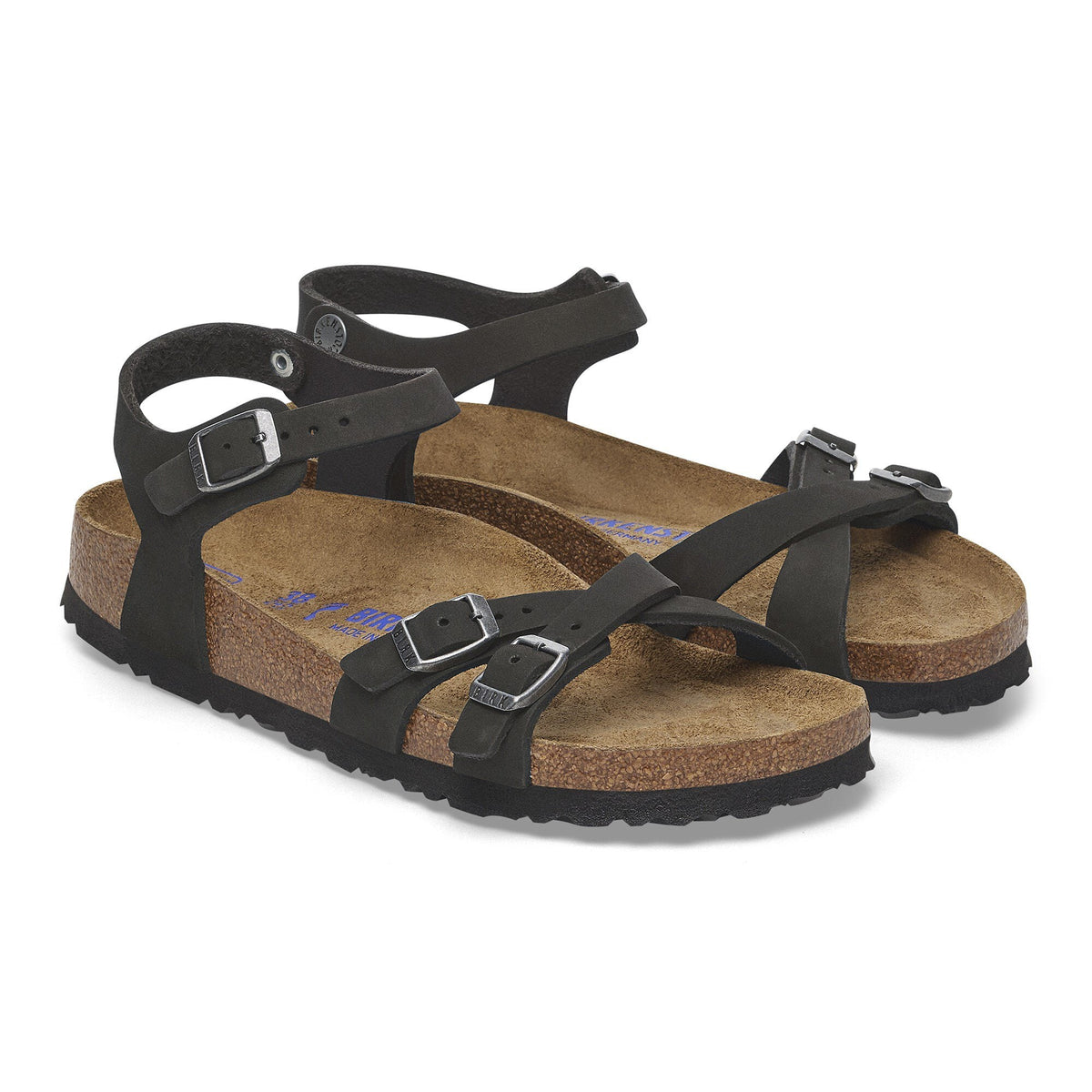 Kumba SFB Black Nubuck Leather