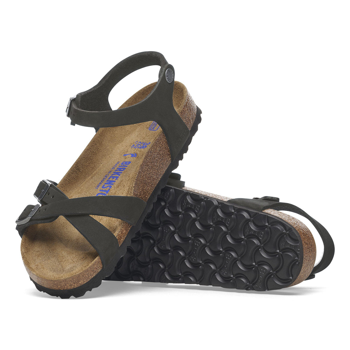 Kumba SFB Black Nubuck Leather