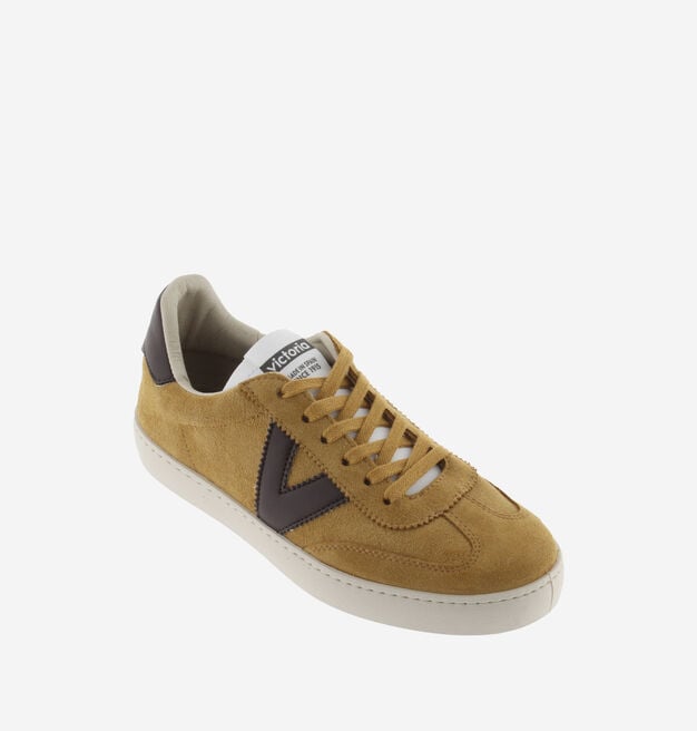 Sneakers Berlin Pelle Scamosciata Camel