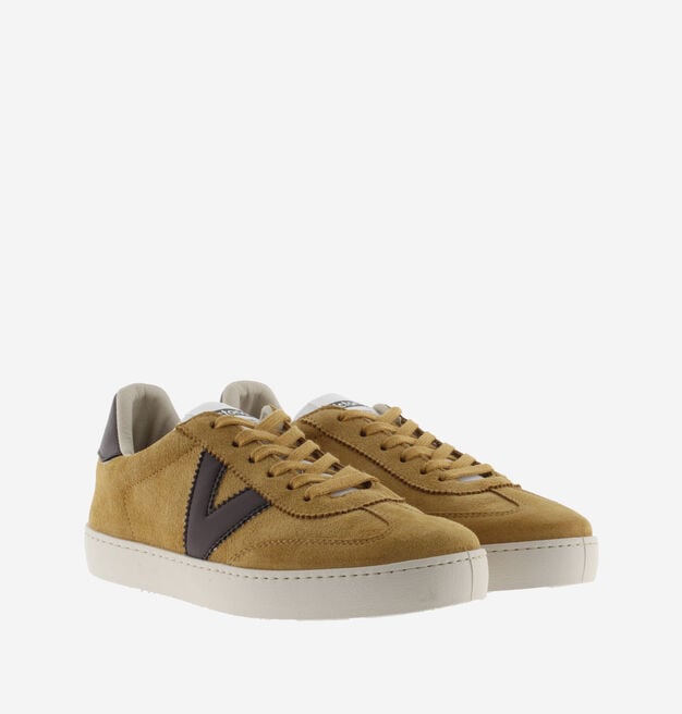 Sneakers Berlin Pelle Scamosciata Camel