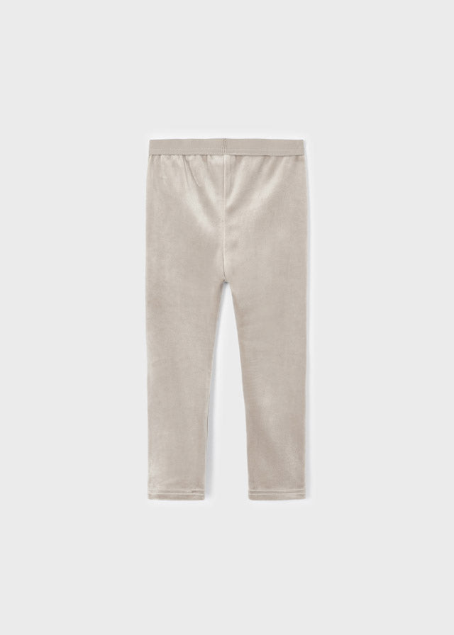 Leggings Velluto Basic Seppia