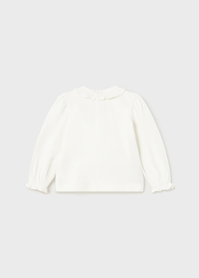 Maglietta Manica Lunga Beig/Rosat