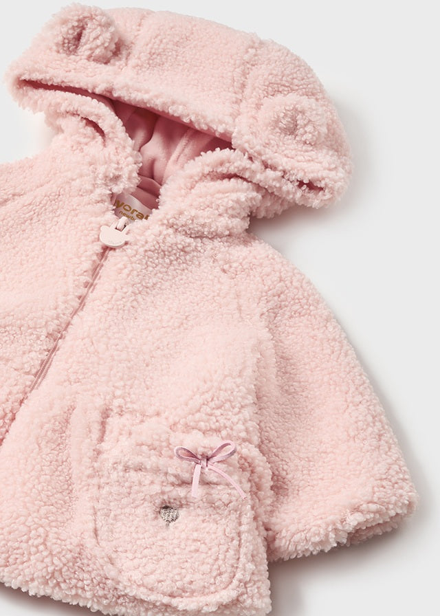 Felpa In Lana Sintetica Rosa Baby