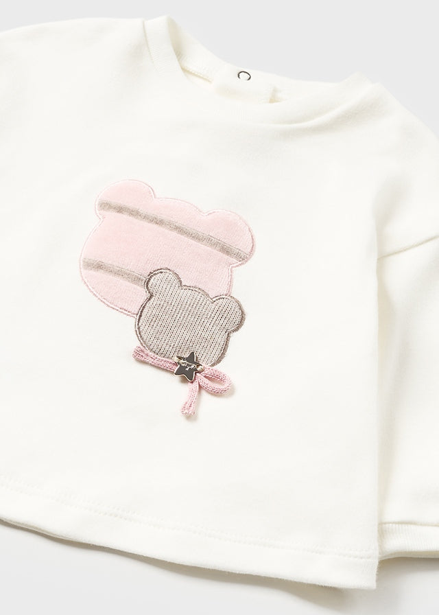 Tuta 3 Pezzi Rosa Baby