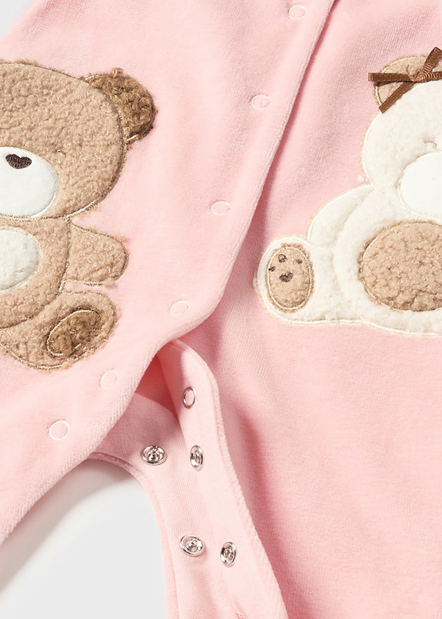 Pagliaccetto Ciniglia Rosa Baby