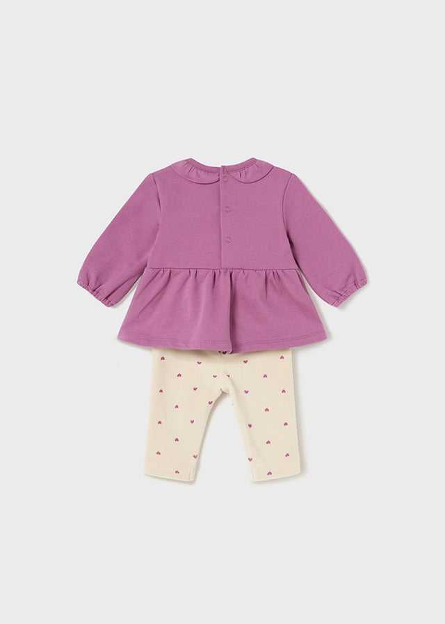 Compl.Leggings 4 Pezzi Melanzana