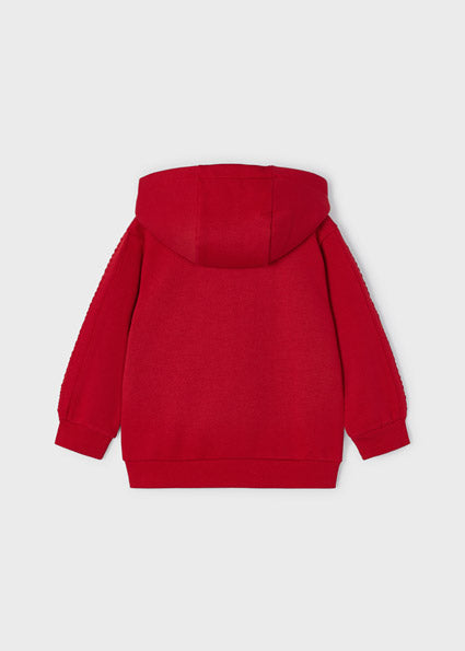 Felpa Cerniera Rossa