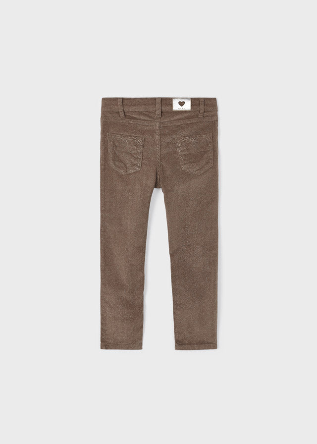 Pantalone Micropanno Lucido Moca