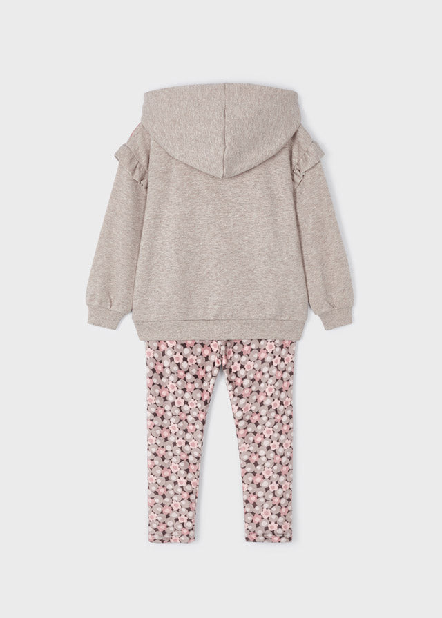 Completo Leggings Ciniglia Grigio Vig