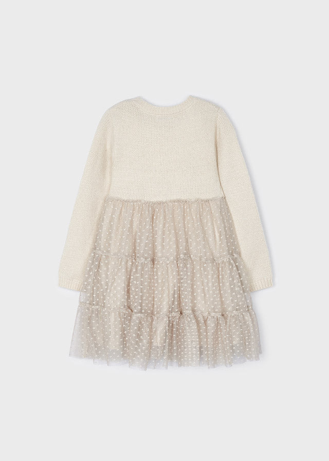 Vestito Tricot Tul Zenzero