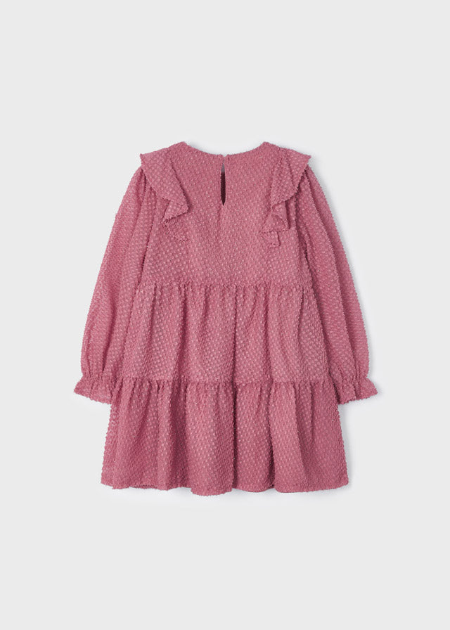 Vestito Plumeti Fantasia Orchidea