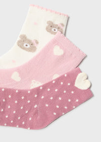 Set 3 Calzini Rosato