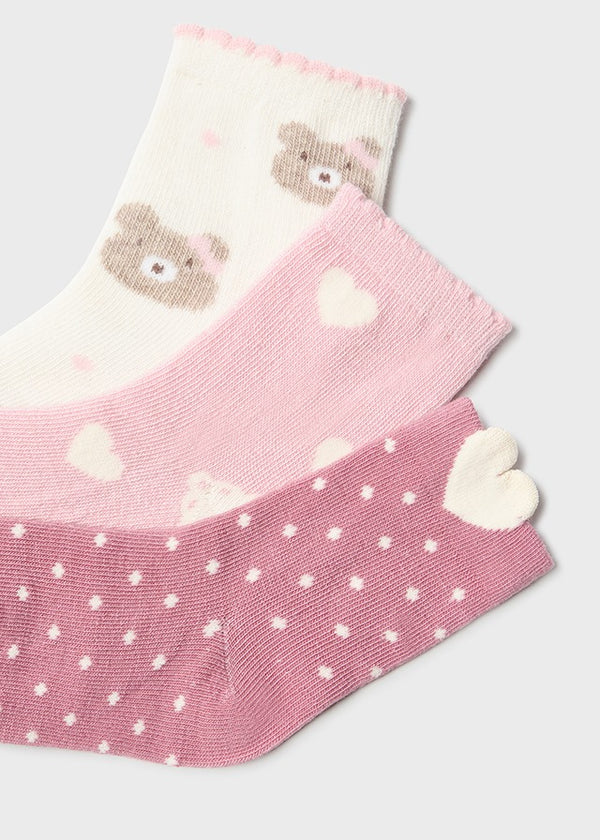 Set 3 Calzini Rosato