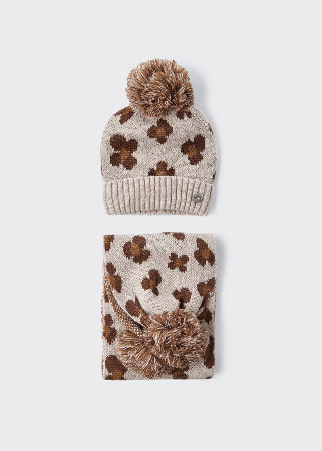 Comp.Cappello Sciarpa Jacquar Bronzo Vig