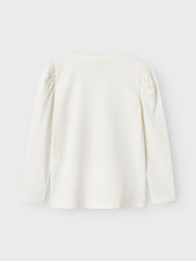 T-Shirt Manica Lunga Bambina Cloud Dancer
