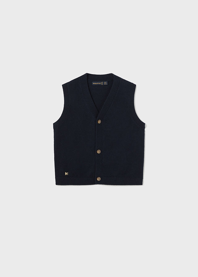 Gilet Tricot Blu