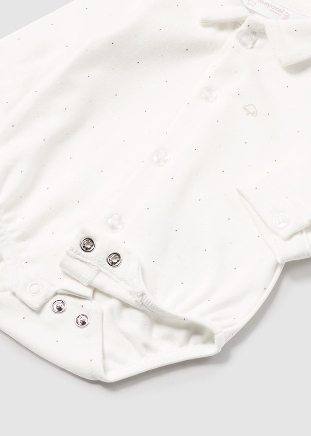 Body Bianco Camicia Neonato