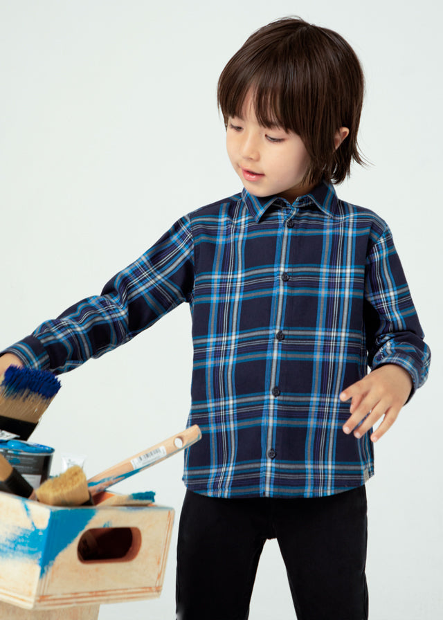 Camicia a Quadri Blu