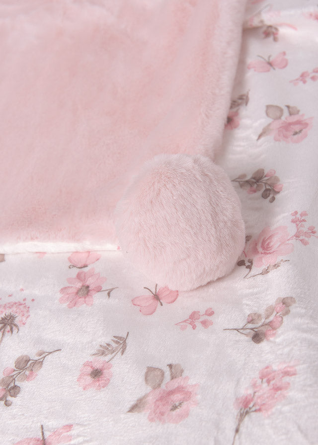 Coperta Winter Rosa Pon Pon