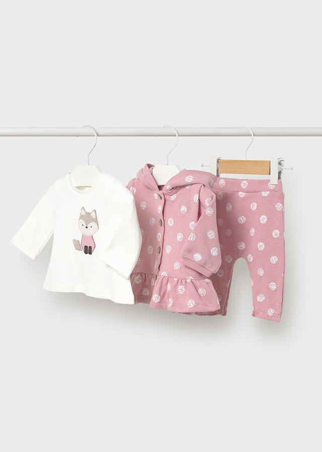 Tuta Tricot 3 Pezzi Orchidea
