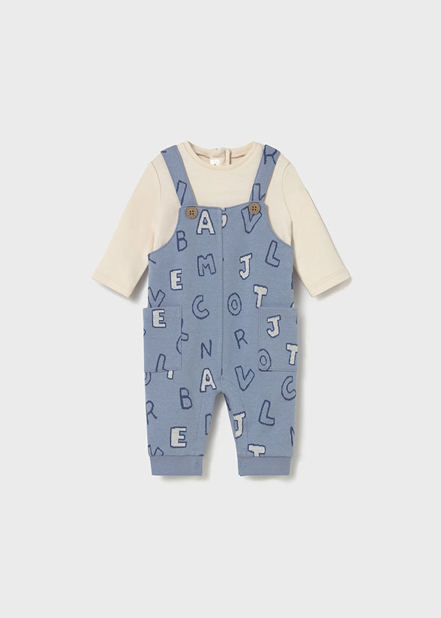 Tutina Salopette Jacquard Blue Bell