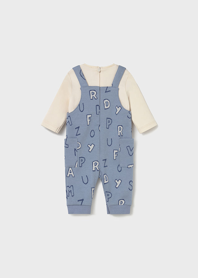 Tutina Salopette Jacquard Blue Bell