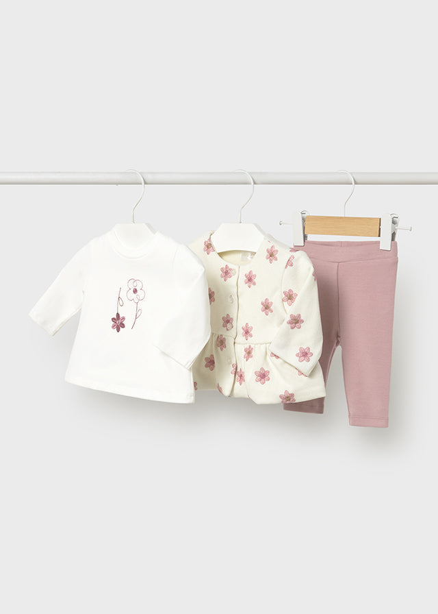 Completo Leggings 3 Pezzi Petalo