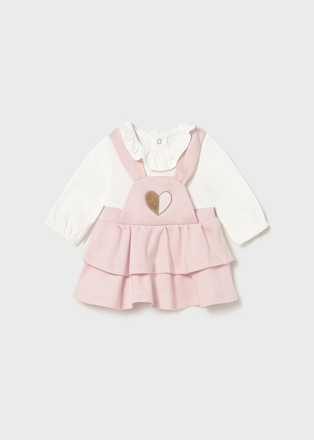 Pagliaccetto Gonna Interlock Rosa Baby