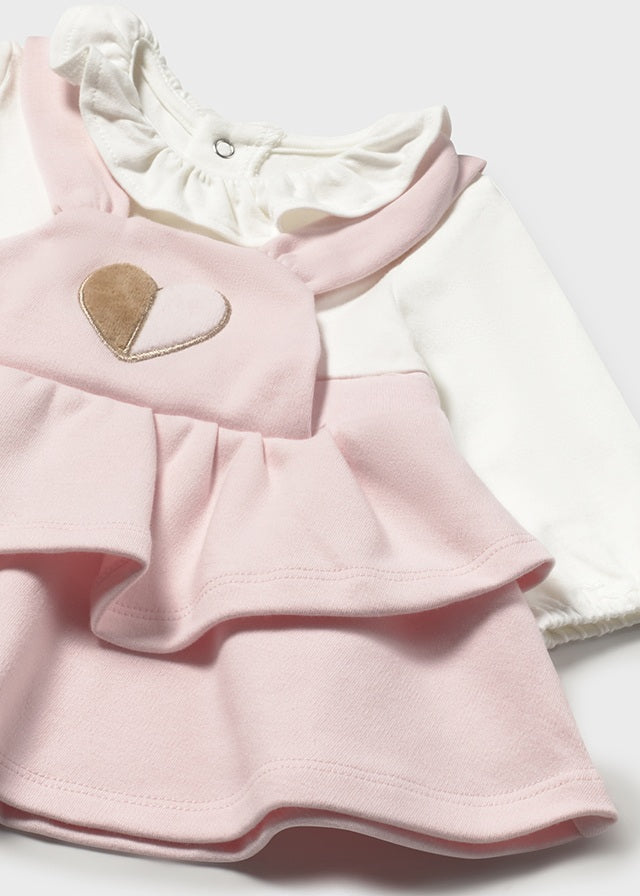 Pagliaccetto Gonna Interlock Rosa Baby