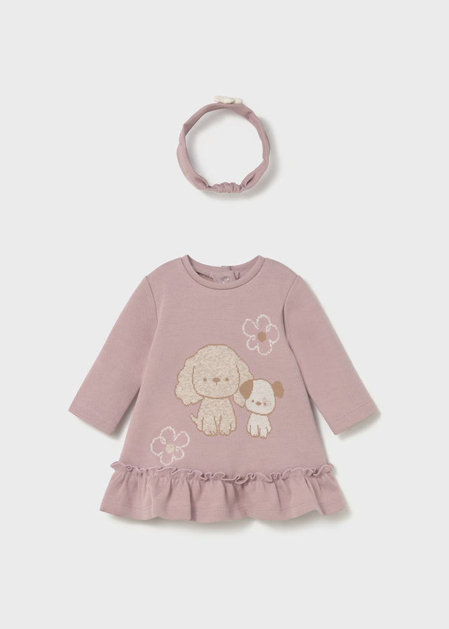 Vestito Punto Jacquard Petalo