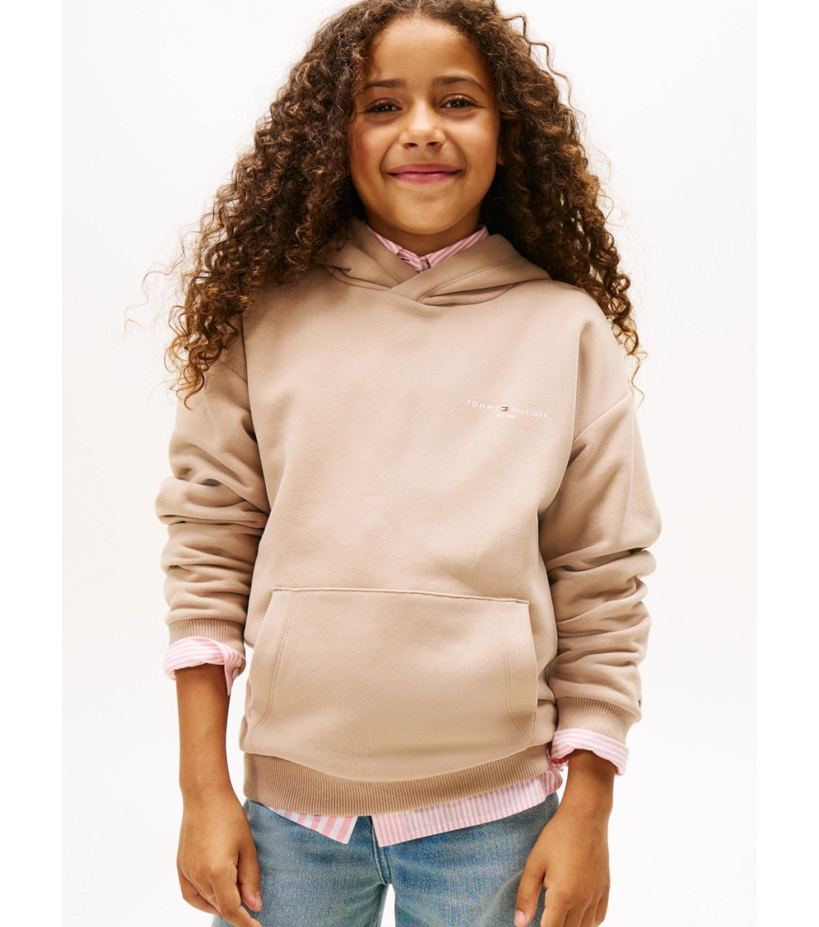 Felpa Mini Zip Latte Malto