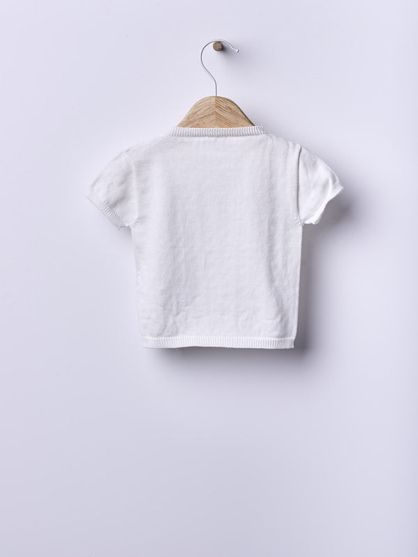 Maglietta Bianca In Cotone Organico