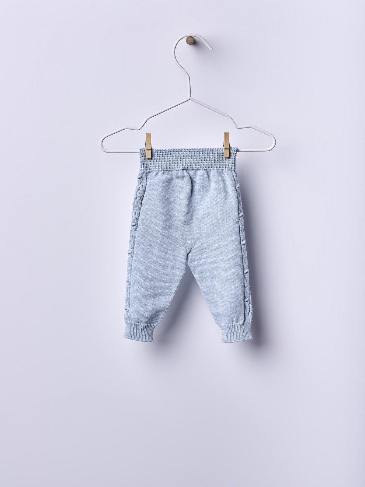 Pantalone Azzurro Cotone Organico