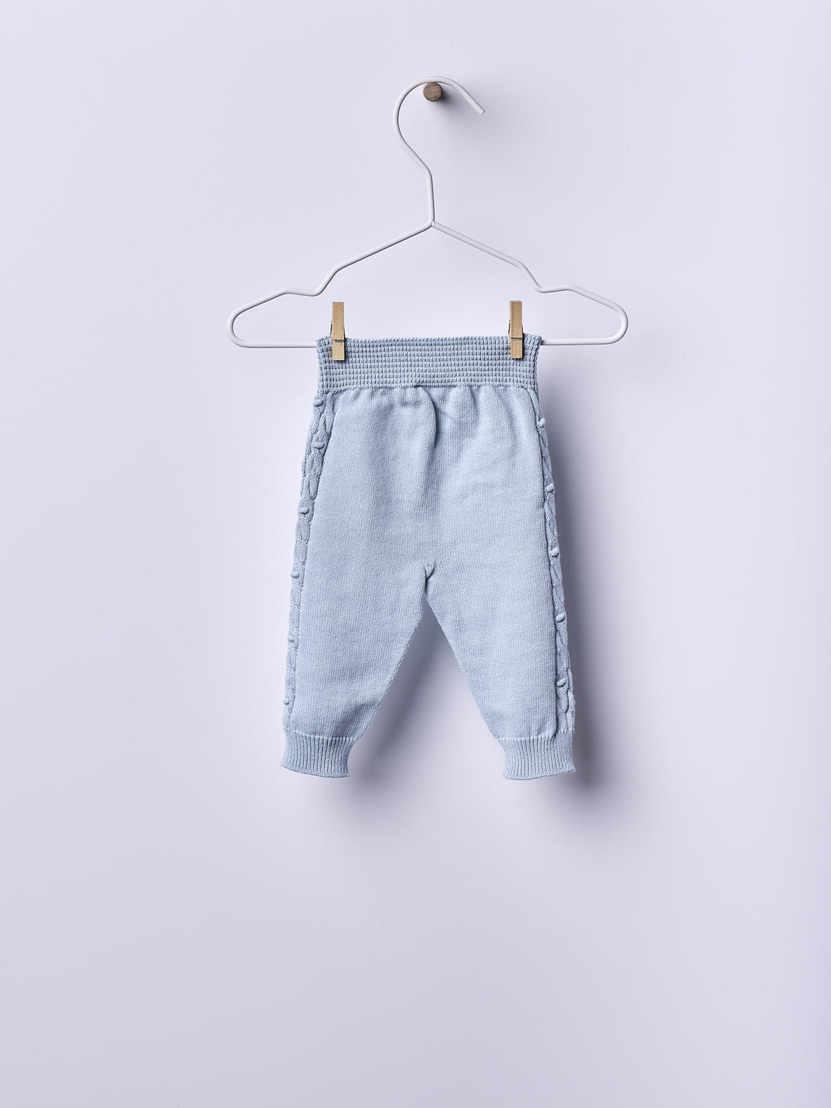 Pantalone Azzurro Cotone Organico