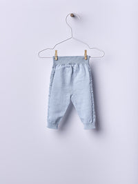 Pantalone Azzurro Cotone Organico