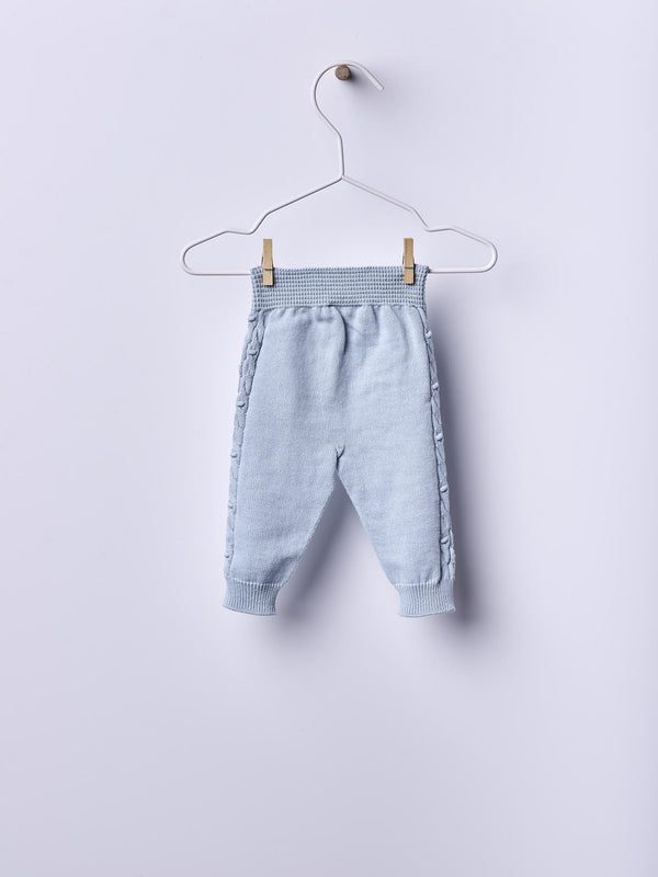 Pantalone Azzurro Cotone Organico