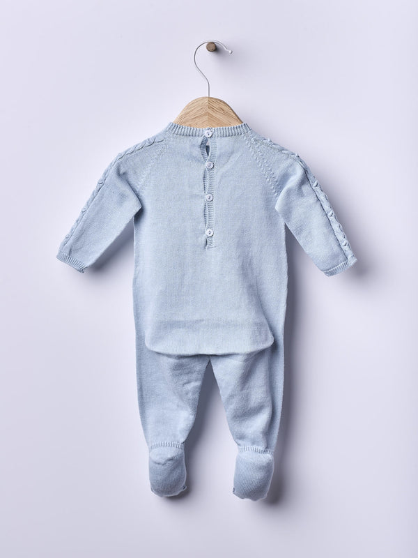Tutina Azzurra In Cotone Organico