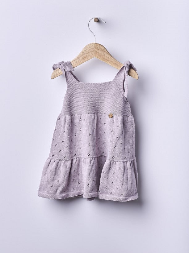 Vestito Rosa In Cotone Organico