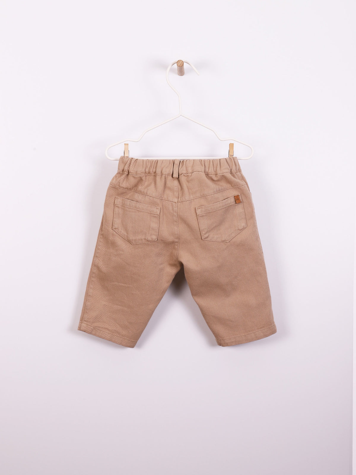 Pantalone Beige In Cotone Organico