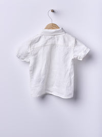 Camicia Bianca In Lino