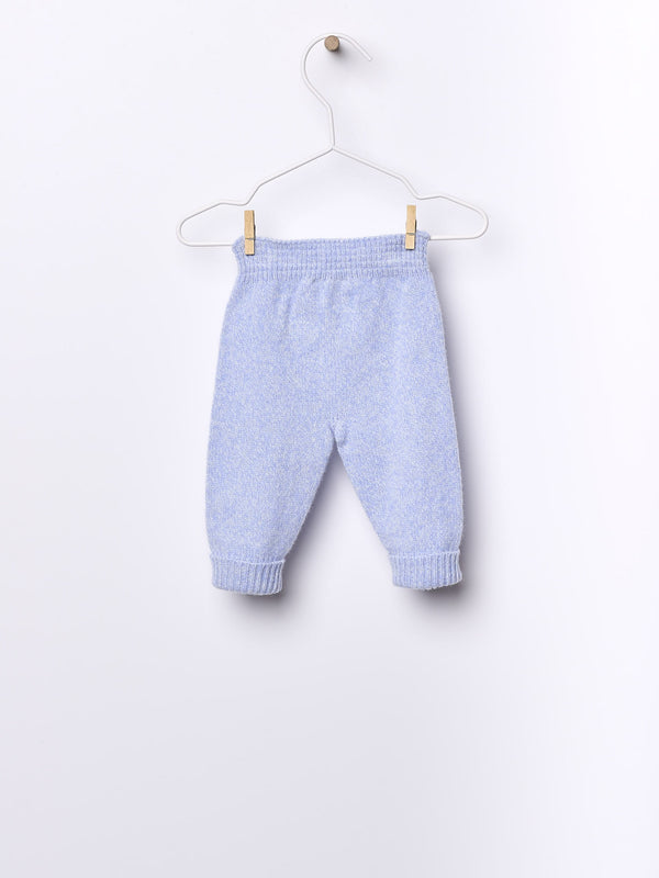Pantalone In Lana Azzurro