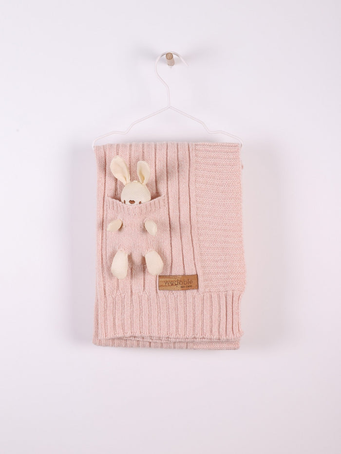 Coperta In Lana Rosa