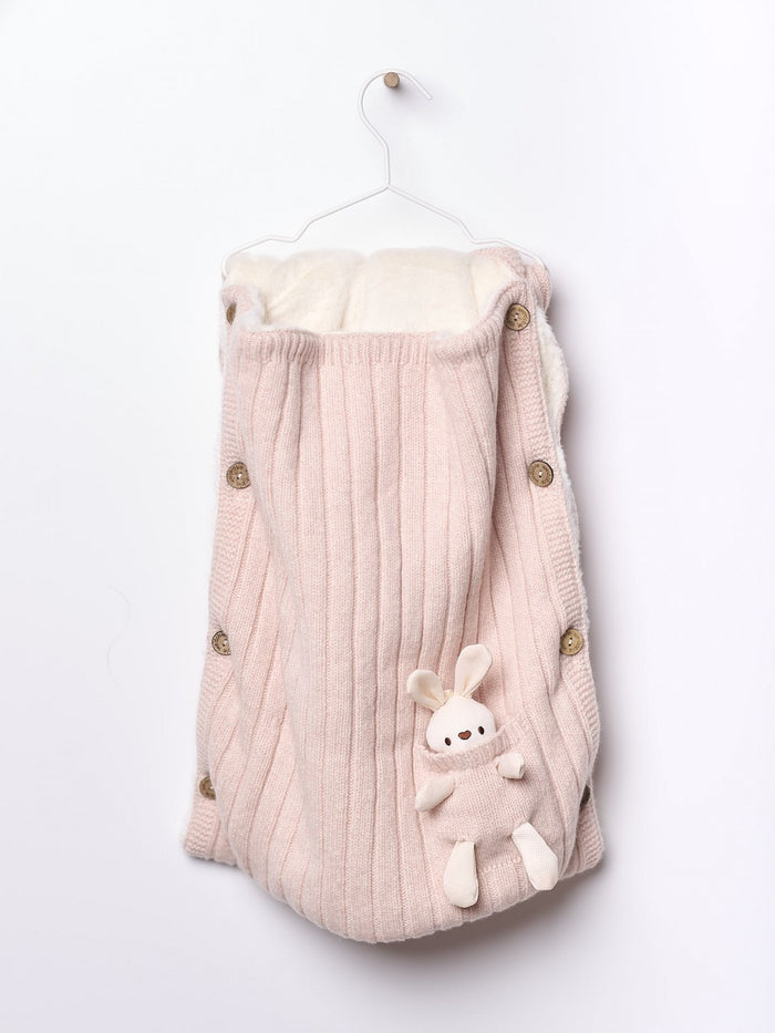 Sacco In Lana Orsetto Rosa